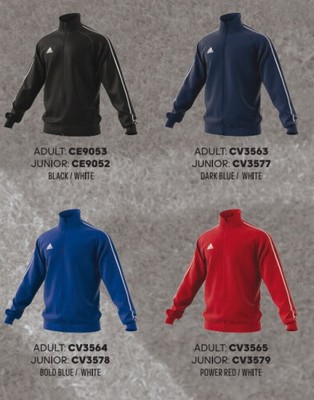 adidas men's core 18 polyester tracksuit jacket